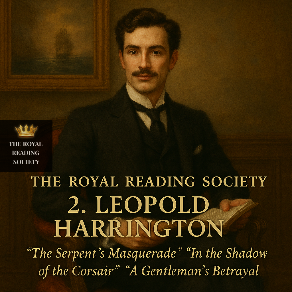 2. Leopold Harrington

Background: A dashing and mysterious writer rumored to have been a spy before turning his talents to crafting gripping adventure novels. His books feature daring escapades, shadowy villains, and noble heroes with tragic flaws.

Persona: Leopold often appears at events dressed impeccably, charming all who meet him with his enigmatic smile. He is known to leave cryptic clues about his past in his stories, keeping readers guessing about where fiction ends and truth begins.

Sample Book Titles:

“The Serpent’s Masquerade”

“In the Shadow of the Corsair”

“A Gentleman’s Betrayal”